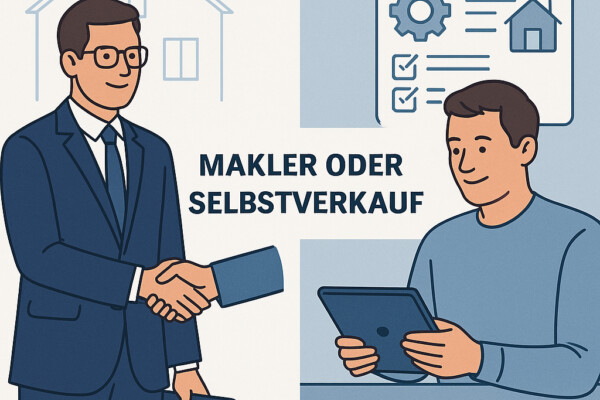 Makler oder Selbstverkauf